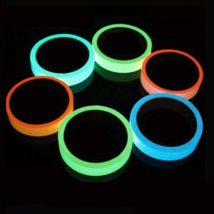 Lepící reflexní páska / bezpečnostní svítící páska, 1 m – 5 barev