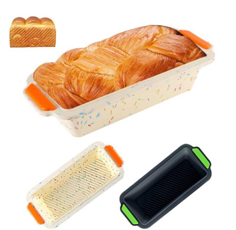 Silikonová forma na pečení / forma na chleba, 2 barvy