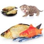 Plyšová ryba / hračka pro kočku – 4 varianty