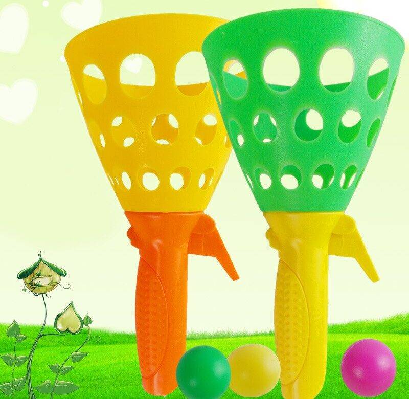 Hra s míčem  / hra na ven pro děti – náhodná barva (Oranžová a zelená)