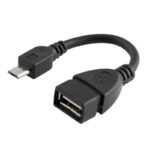 Datový kabel – USB redukce micro USB (Černá)
