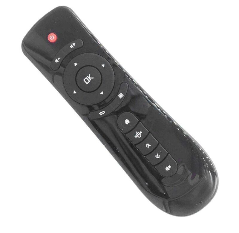Dálkové ovládání – Air mouse pro PC, TV, herní konzole … (Černá)
