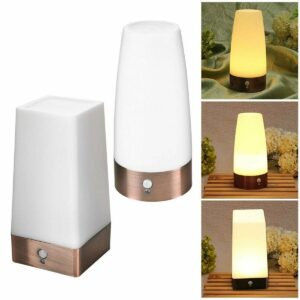 Stolní lampička / světlo s čidlem / lampička s pohybovým senzorem – 2 varianty