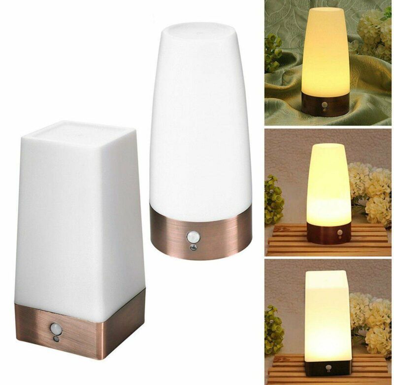 Stolní lampička / světlo s čidlem / lampička s pohybovým senzorem – varianty