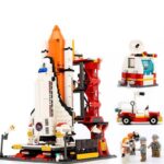 Raketa – stavebnice kostky styl Lego
