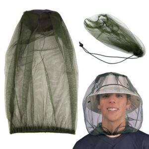 Síťka proti hmyzu / moskytiéra na hlavu (Zelená)