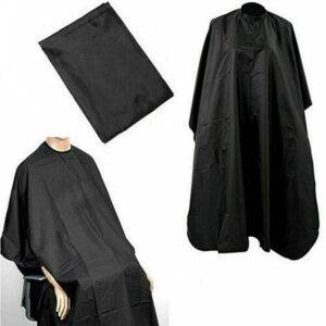 Kadeřnický plášť / pláštěnka na stříhání vlasů (Černá)