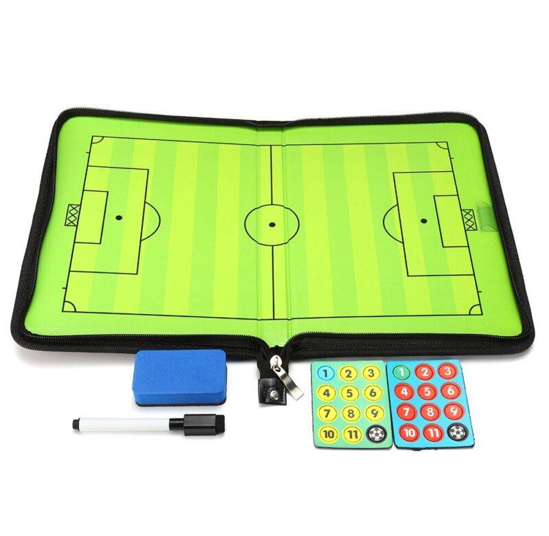 Trenérská magnetická tabule / fotbalová tabule (Zelená)