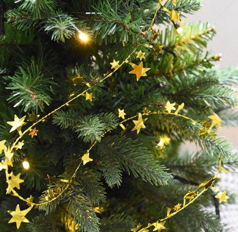Vánoční dekorace / řetěz na stromeček 7,5 M – 6 barev