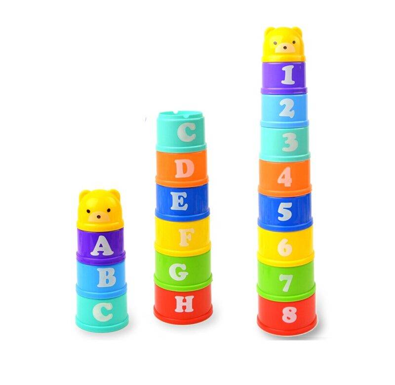 Kostky na hraní / skládací kostky pro děti (Mix barev)