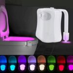 PIR Led Toilet Light 16 Colors With Motion Sensor Night Light Waterproof For Bathroom Seat Room WC Lamp Decoration Home