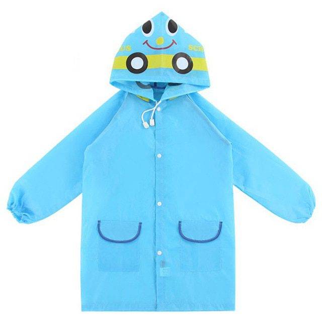 Veselá dětská pláštěnka s motivem - pro děti 90-130 cm - blue