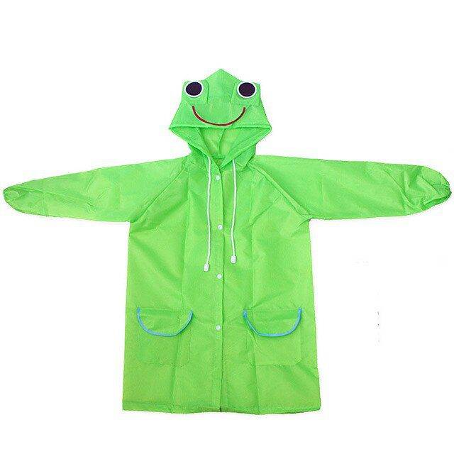 Veselá dětská pláštěnka s motivem - pro děti 90-130 cm - Green