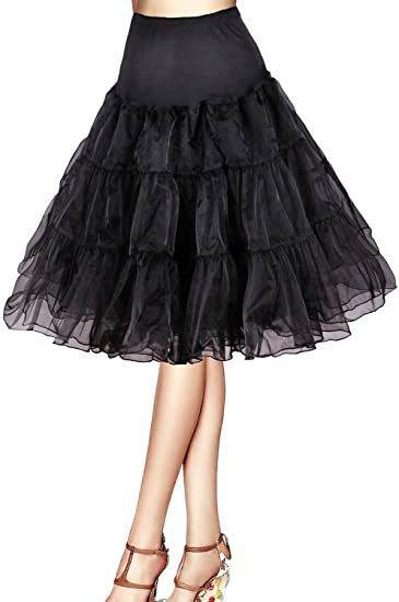 Tylová spodnička, k tutu sukni - univerzální velikost - více barev - Černá