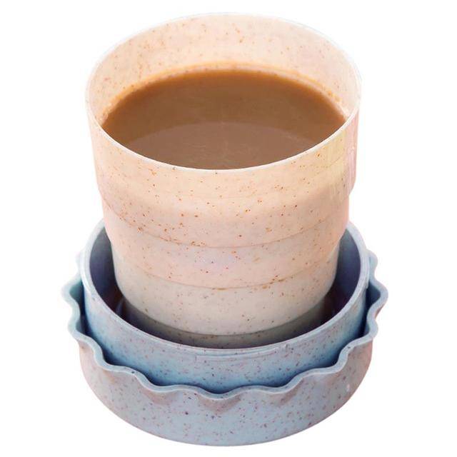 Cestovní kelímek | skládací kelímek na kávu, 130 ml - Modrá