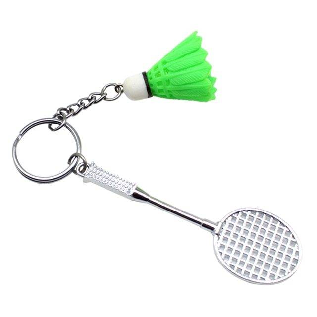 Přívěšek na klíče | klíčenka, styl badminton - více barev - Zelená