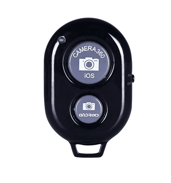 Bluetooth ovladač / bluetooth selfie pro Android a iOS - více barev - Černá