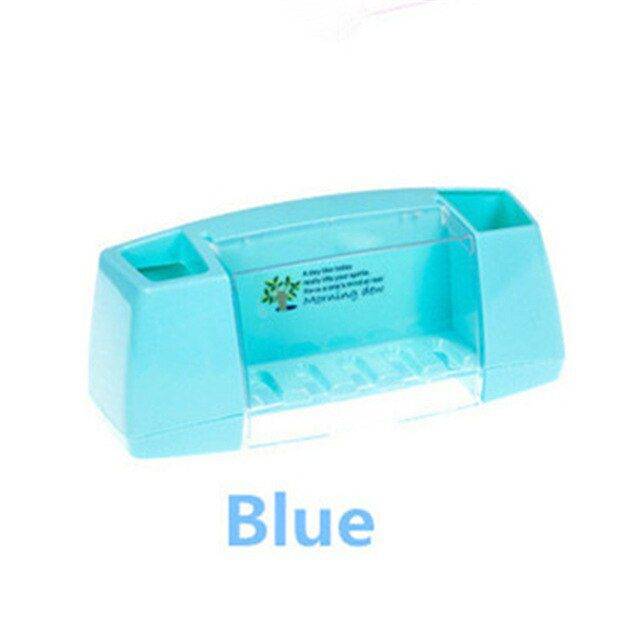 Držák na kartáčky | koupelnový organizér, různé barvy - Modrá