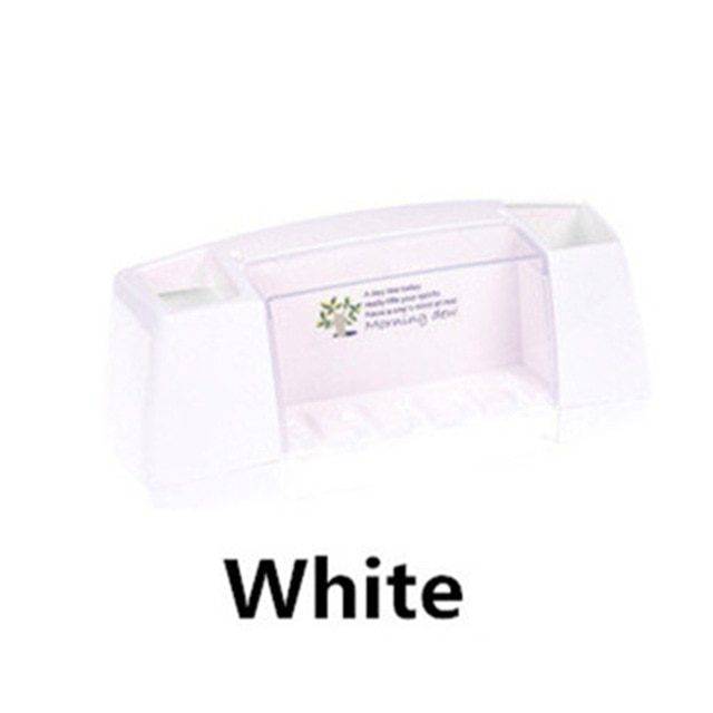 Držák na kartáčky | koupelnový organizér, různé barvy - Bílá