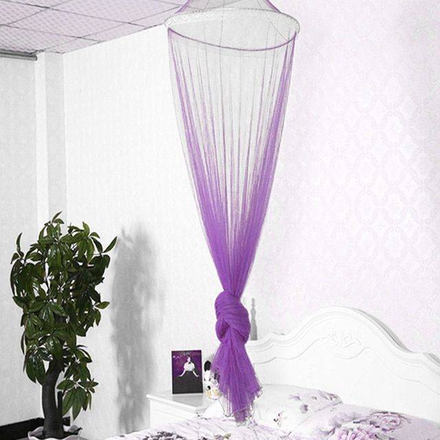 Moskytiéra nad postel | síť proti hmyzu nad postel, více barev - Nachová