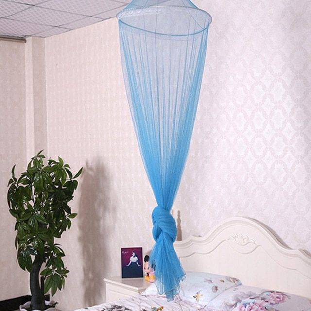 Moskytiéra nad postel | síť proti hmyzu nad postel, více barev - Světle modrá