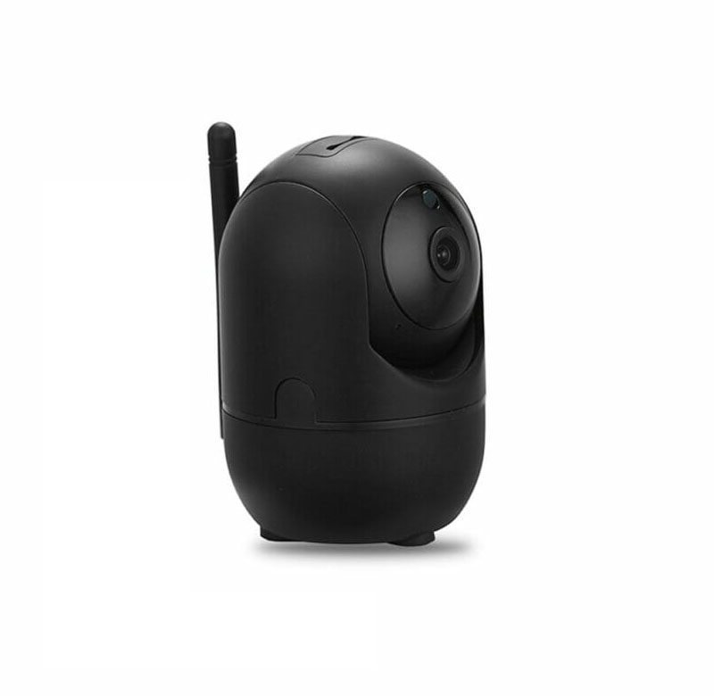 Wifi HD bezpečnostní kamera 360 ° - Černá