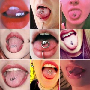 Piercing jazyku | piercing do jazyku – styl punk