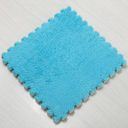 Velké puzzle na podlahu | kobercové puzzle, 1 ks - Modrá, 0,6 cm