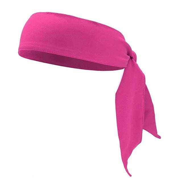 Sportovní šátek na hlavu | šátek na kolo - Tmavě růžový