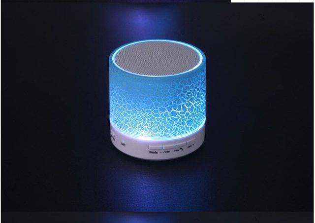 Bluetooth reproduktor / mini bluetooth speaker - svítící - Modrá