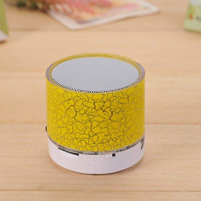 Bluetooth reproduktor / mini bluetooth speaker - svítící - Žlutá