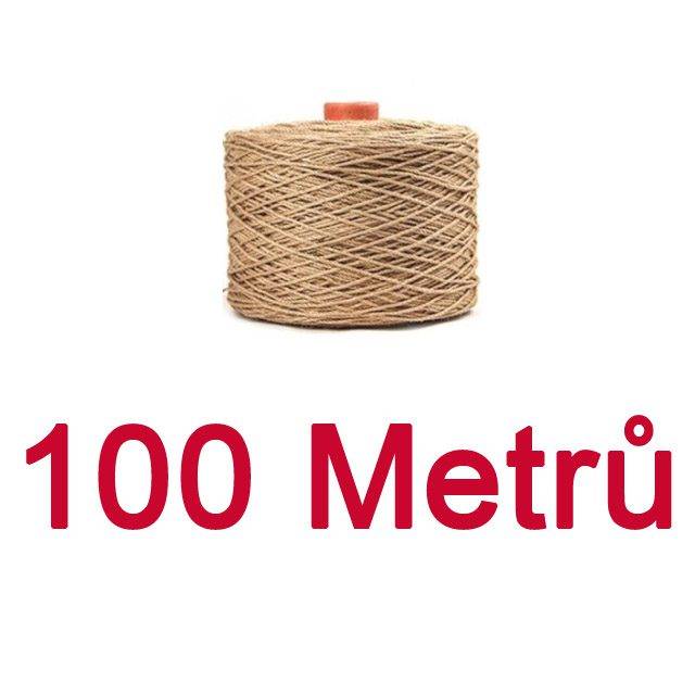 Provaz na škrabadlo pro kočky | sisalové lano 20 - 100 metrů - 100 metrů, 4mm
