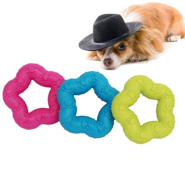 Gumová hračka pro psy | kousací hračka pro psy - Náhodná barva