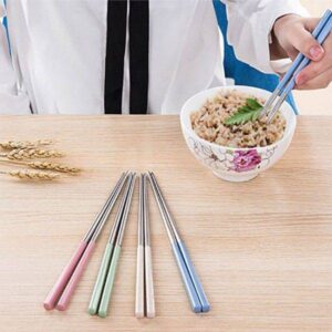 Barevné hůlky na jídlo / jídelní hůlky, 1 pár – 4 barvy