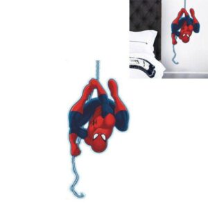 Dětská tapeta / 3D nálepka na zeď, styl Spiderman – 40 x 88 cm