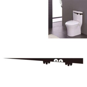 Samolepka do koupelny | samolepka na toaletu, styl bubák – 45 x 4 cm