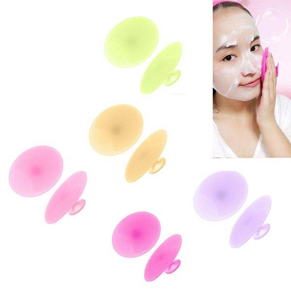 Silikonový kartáček na obličej / houbička na čištění obličeje – 5 barev