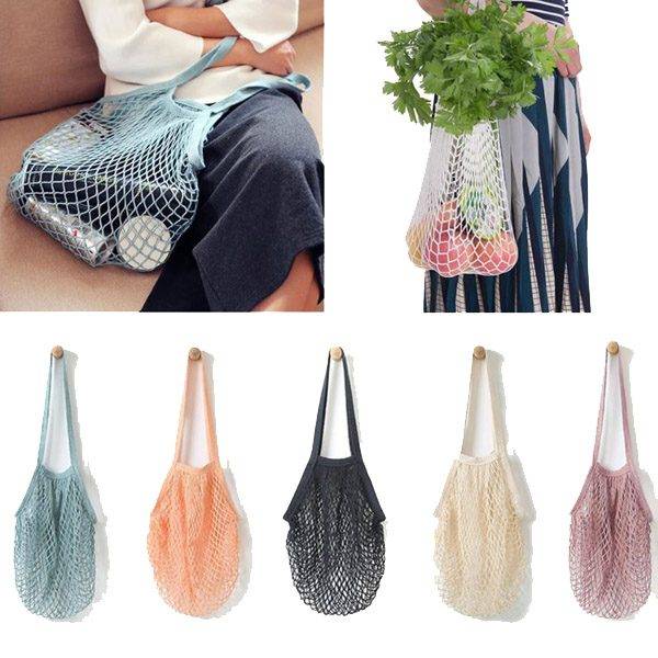 Síťovka / ekologická nákupní taška – 5 barev