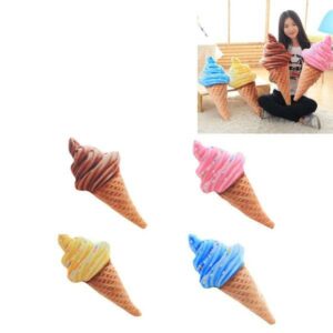 Vtipný polštář / 3D dekorativní polštář, styl zmrzlina, 30 cm – 4 barvy