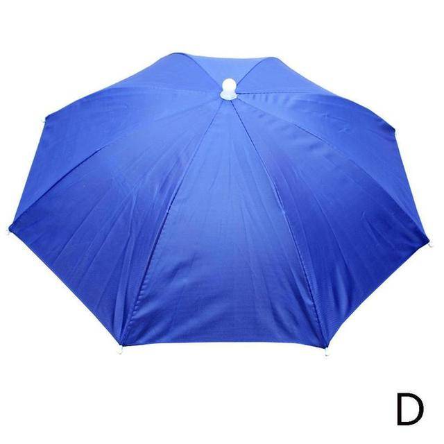 Slunečník | deštník na hlavu - Modrý