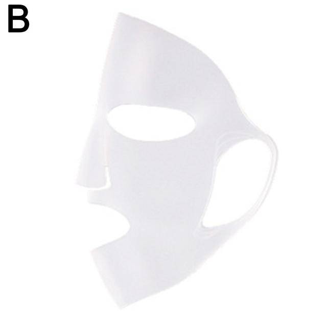 Maska na obličej | silikonová maska na opakované použití - Bílá