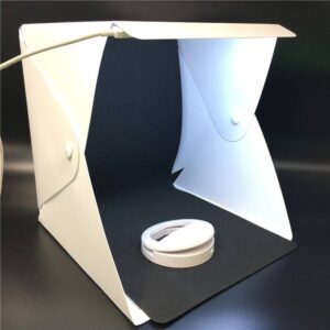 Foto box s LED osvětlením | skládací difuzní fotostan