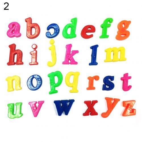 Magnetická abeceda | dětské magnety na lednici, 26 ks - malá písmena