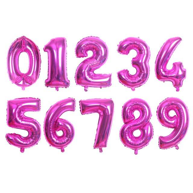 Nafukovací číslice | nafukovací balónky čísla