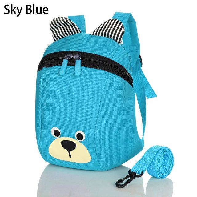 Batůžek pro nejmenší | dětský batoh, styl medvídek - Světle modrý