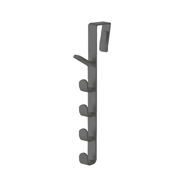 Háčky na dveře | vertikální věšák na dveře - 3 barvy - Černá