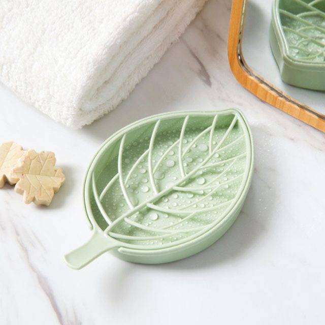 Miska na mýdlo | držák na mýdlo, styl list - Zelená