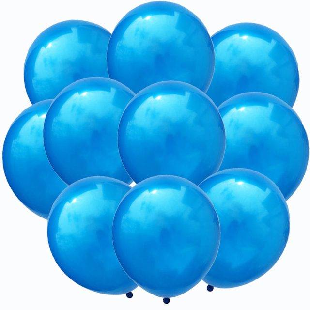 Balónky na párty | nafukovací balonky s konfetami - modrý