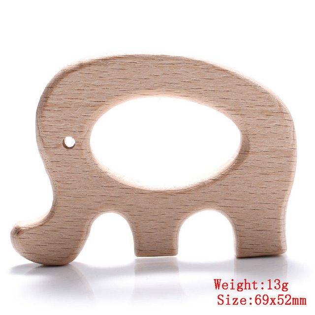 Dřevěné hračky pro děti | dřevěná zvířátka - slon