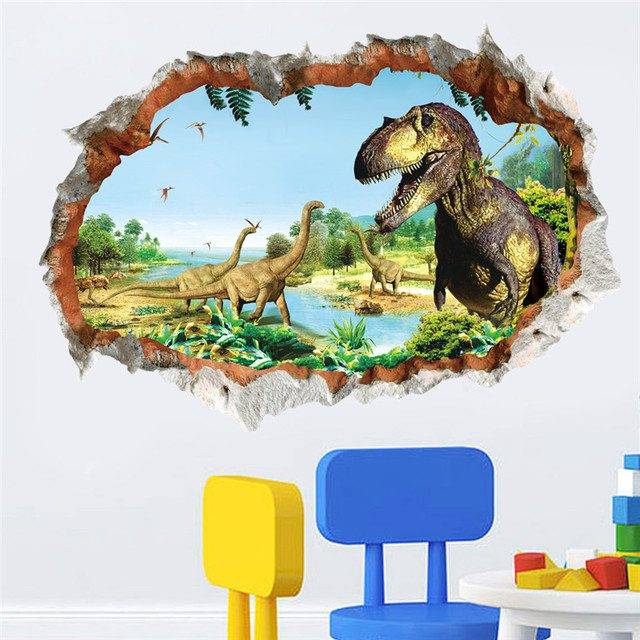 Samolepka na zeď | 3D dekorace na zeď, dinosauři - Dinosaur 17